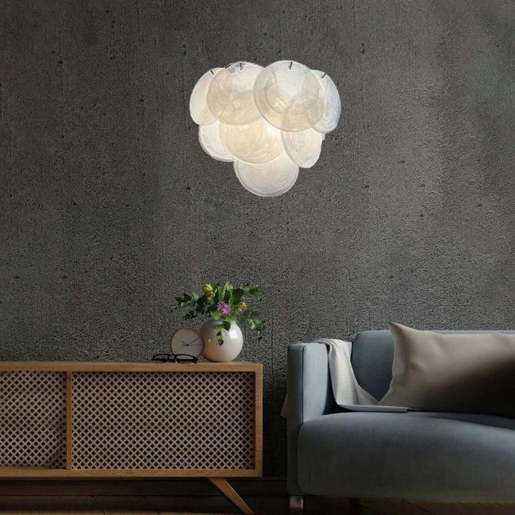 Murano Disk Wall Sconce