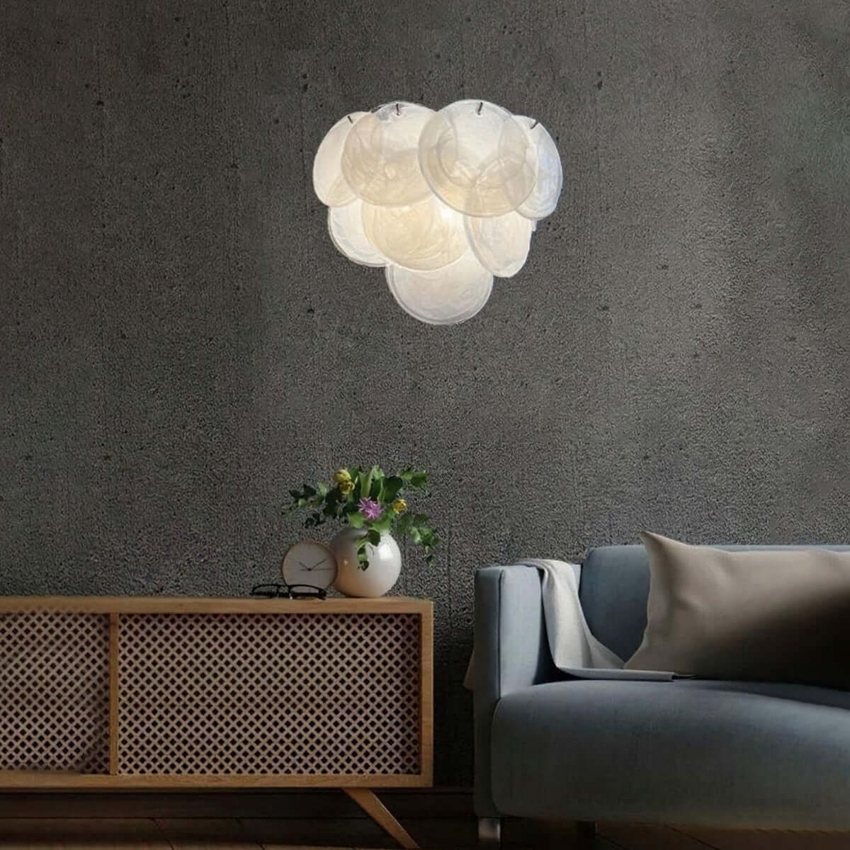 Murano Disk Wall Sconce