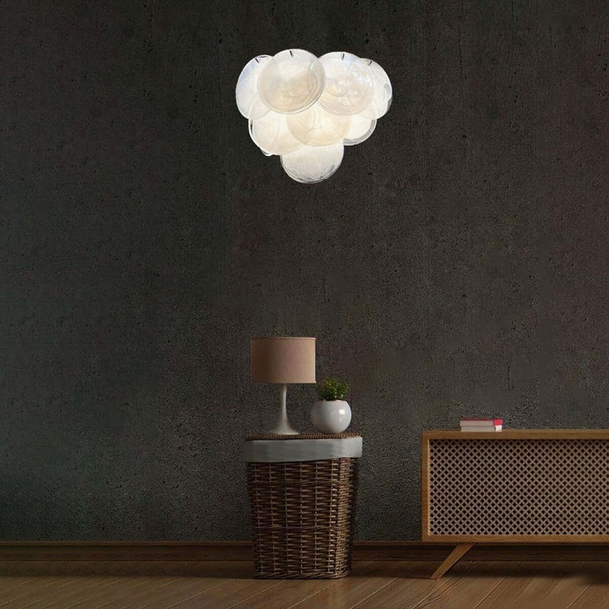 Murano Disk Wall Sconce