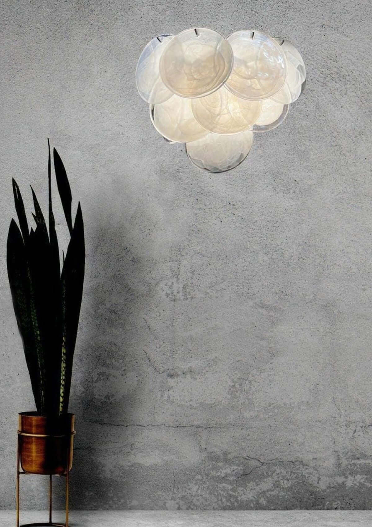 Murano Disk Wall Sconce