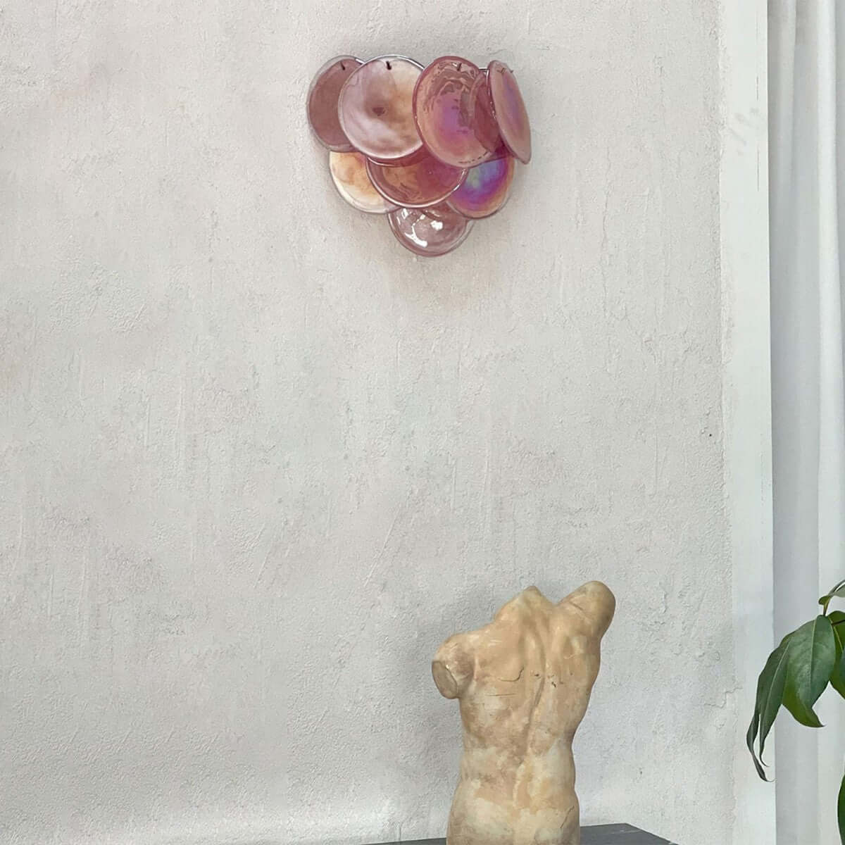 Murano Disk Wall Sconce