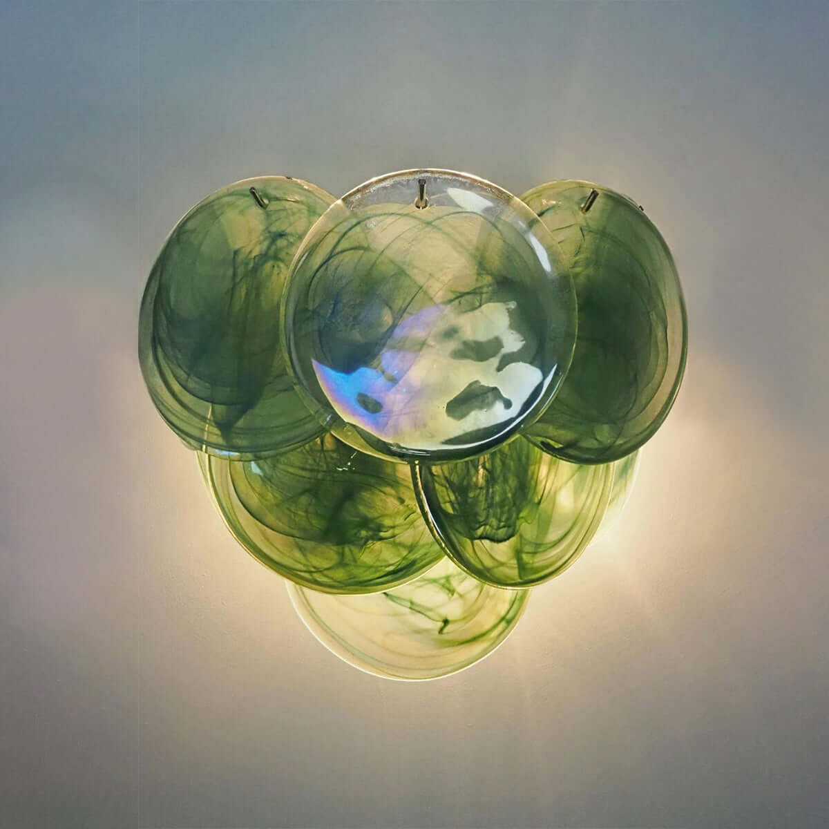 Murano Disk Wall Sconce