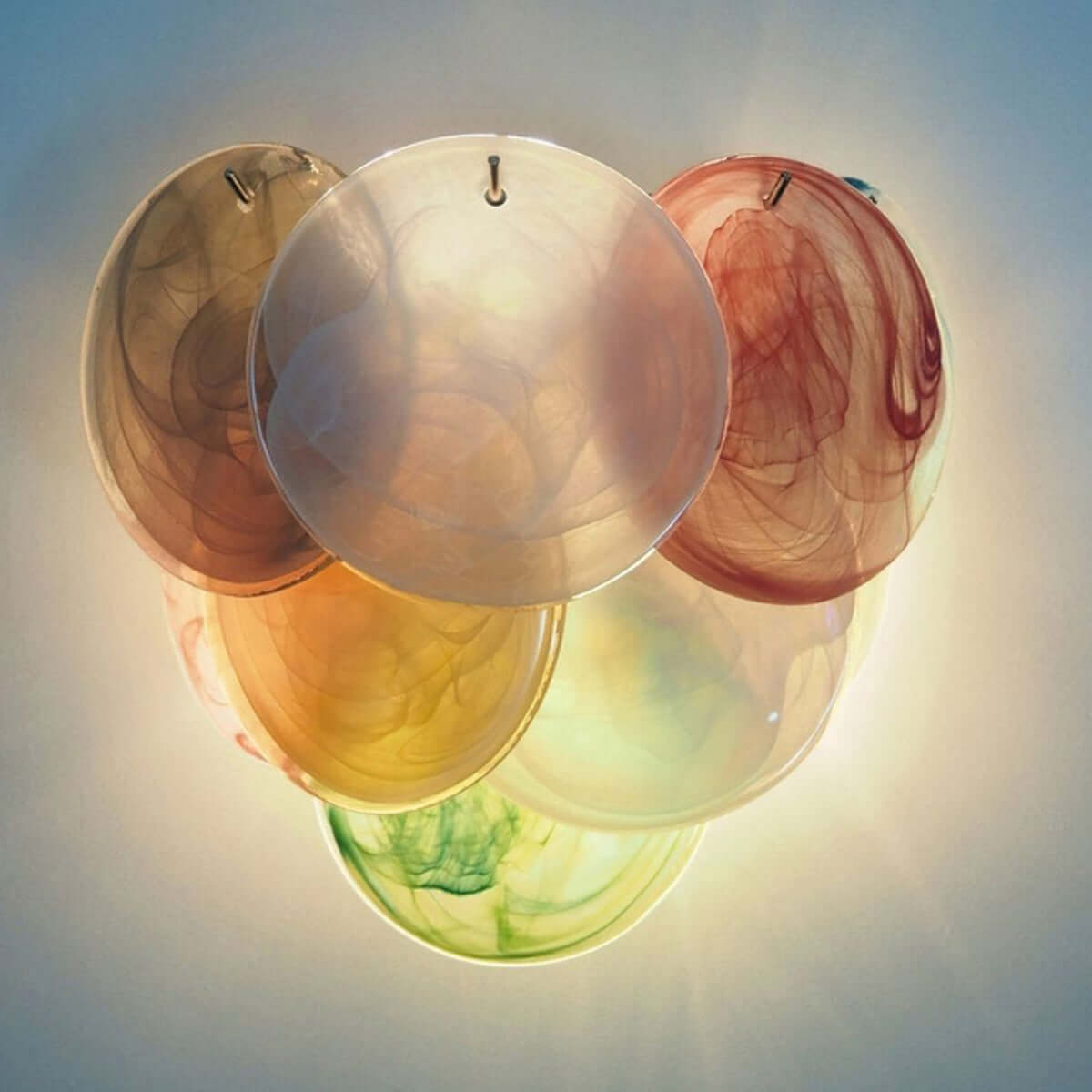 Murano Disk Wall Sconce