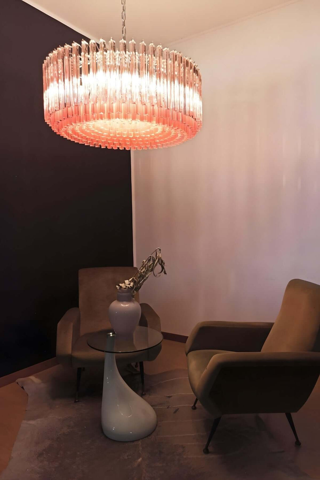 Murano Prisms Parallel Chandelier