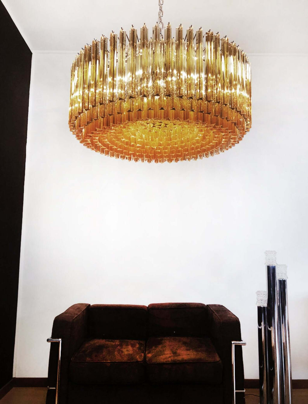 Murano Prisms Parallel Chandelier