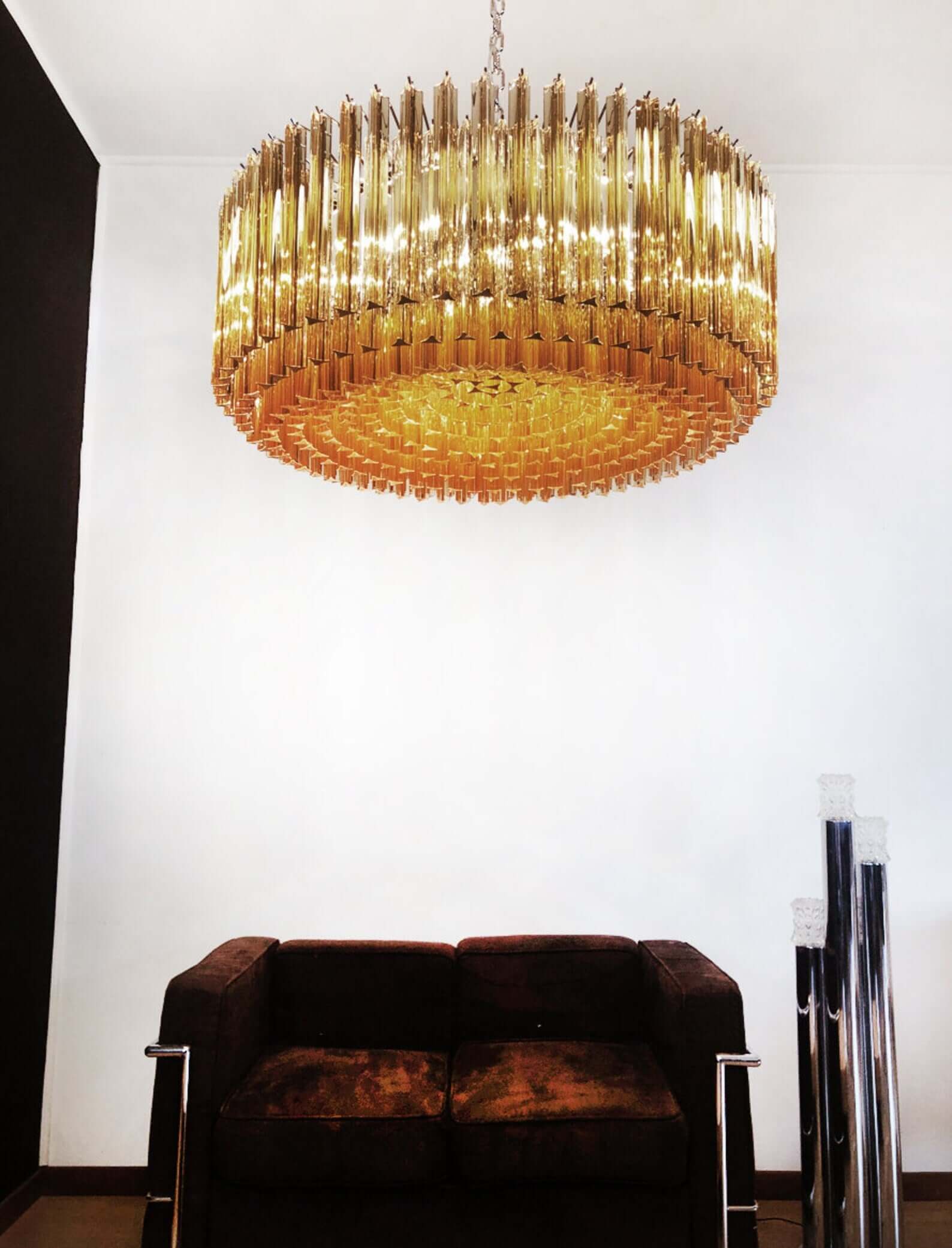Murano Prisms Parallel Chandelier