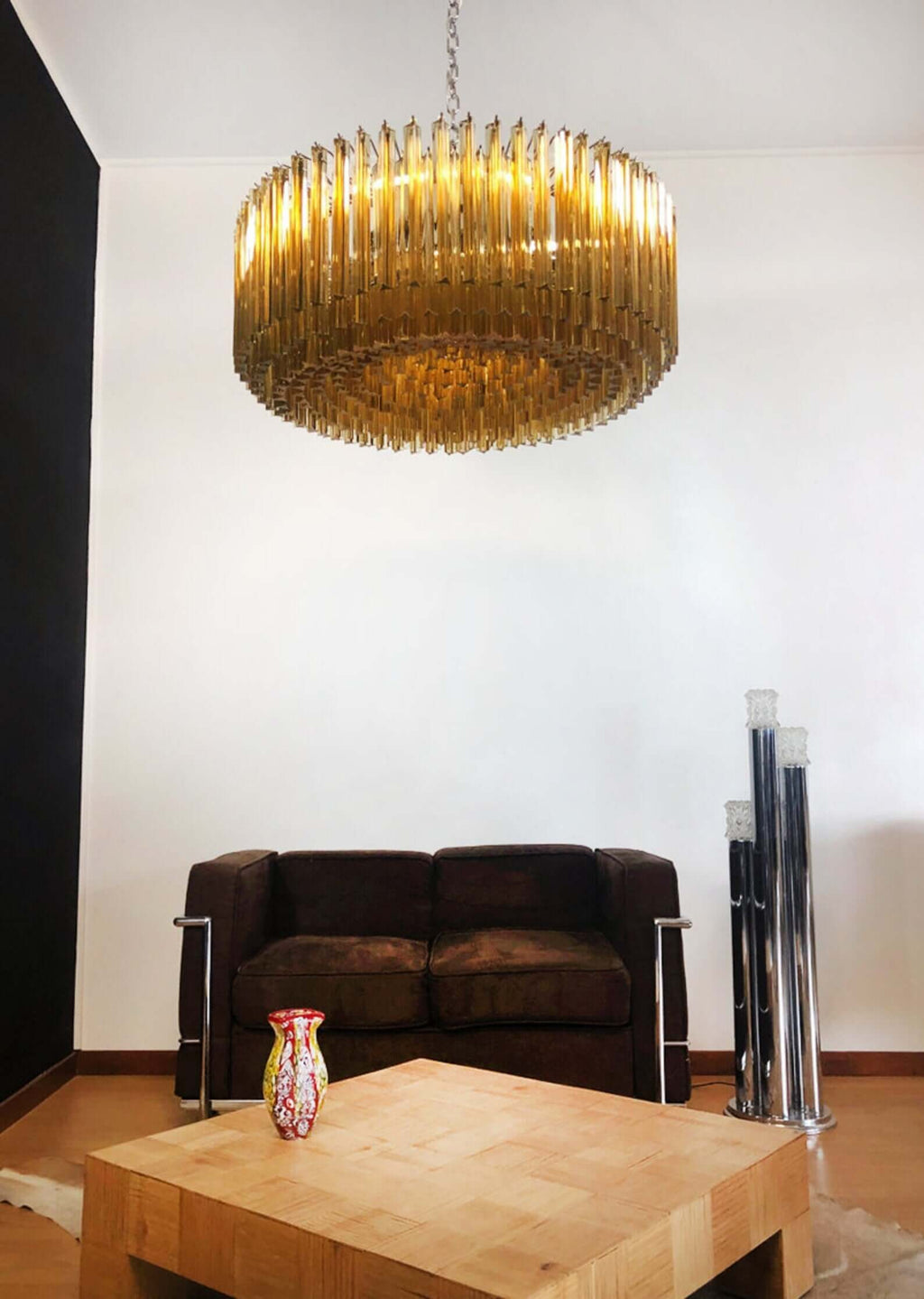 Murano Prisms Parallel Chandelier
