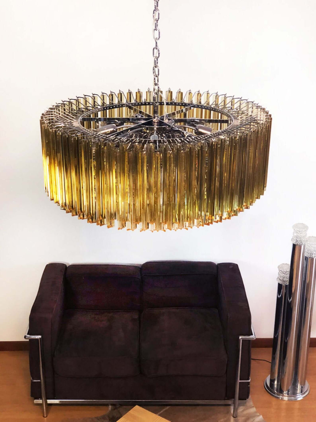 Murano Prisms Parallel Chandelier