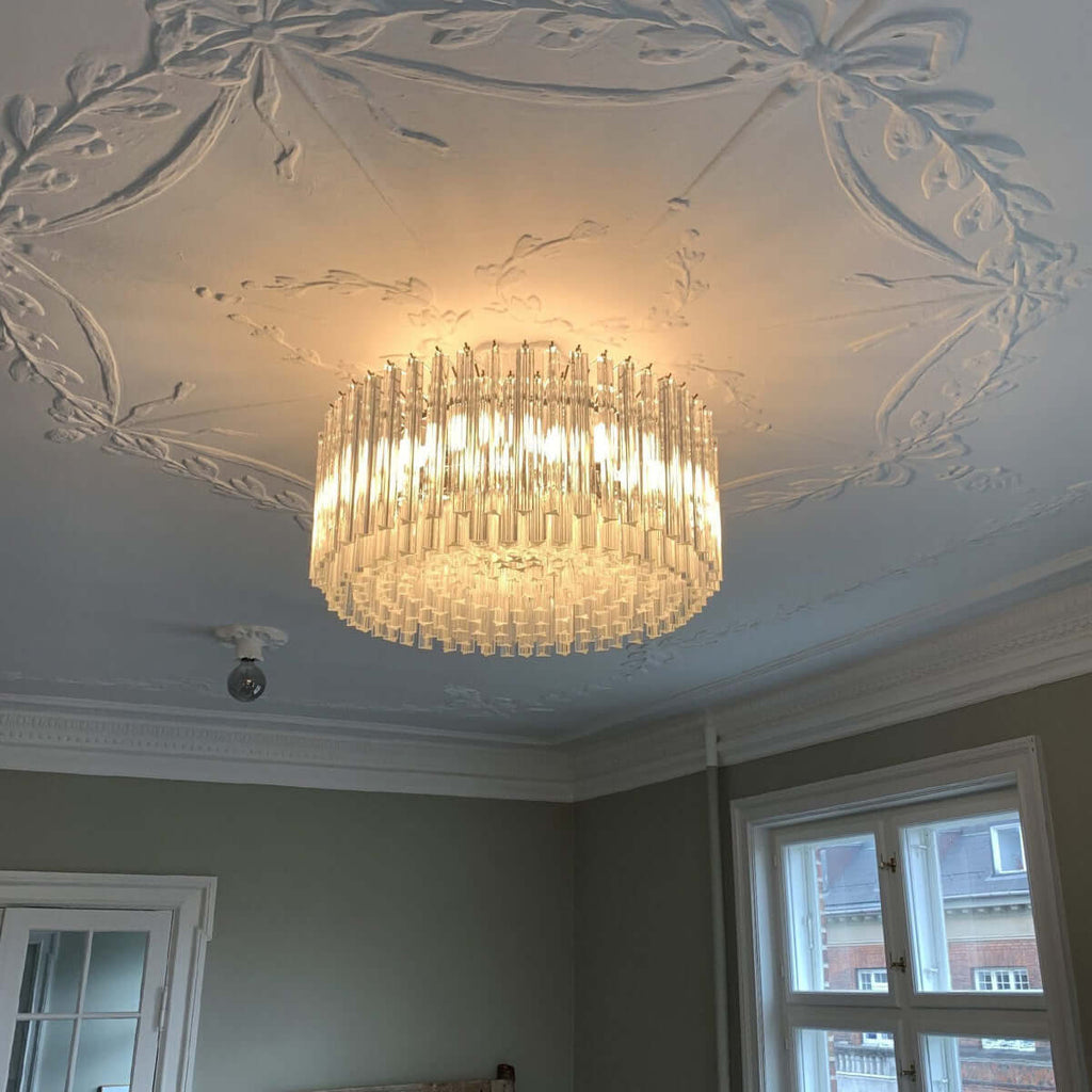 Murano Prisms Parallel Chandelier