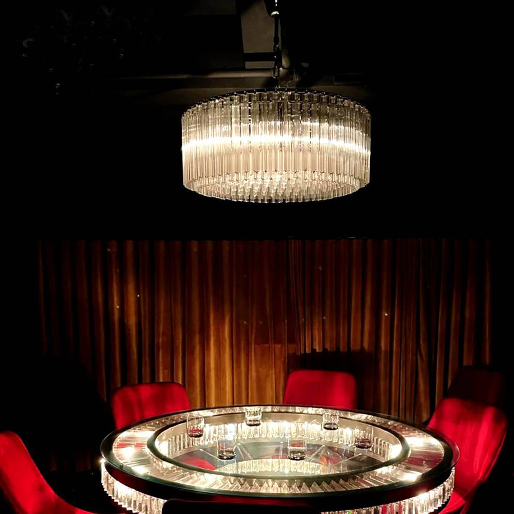 Murano Prisms Parallel Chandelier