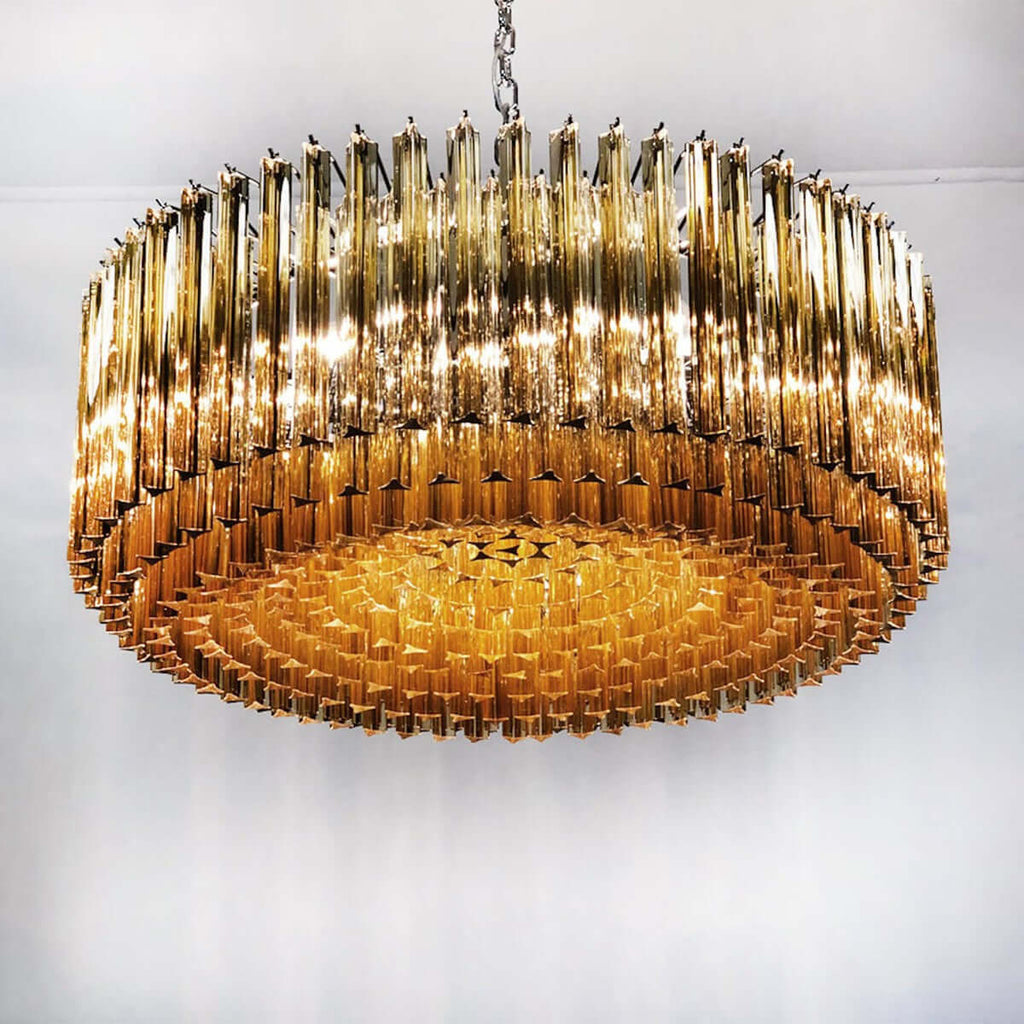 Murano Prisms Parallel Chandelier