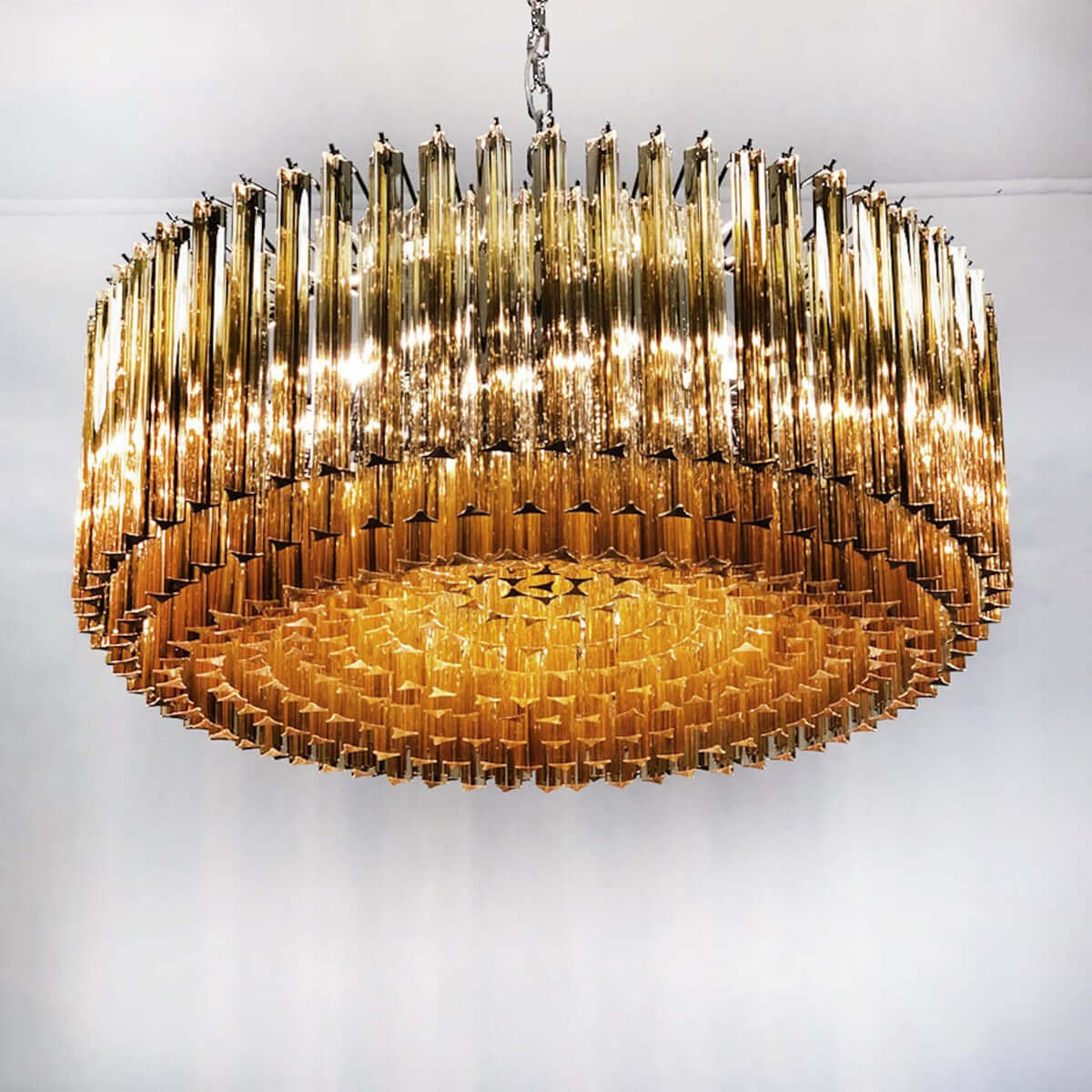 Murano Prisms Parallel Chandelier