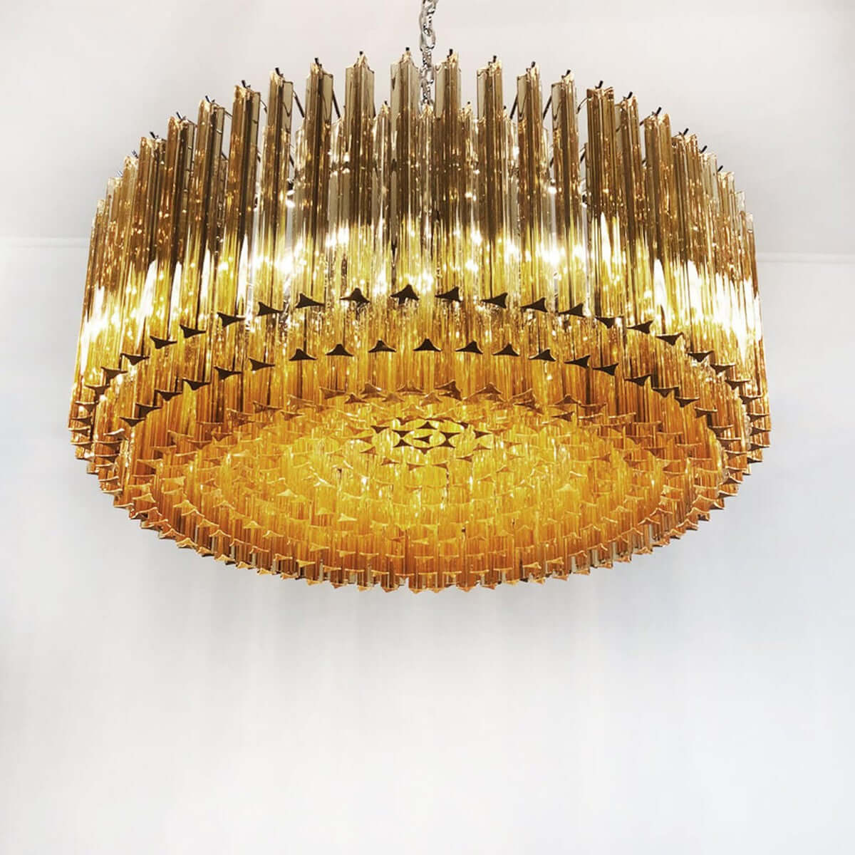 Murano Prisms Parallel Chandelier