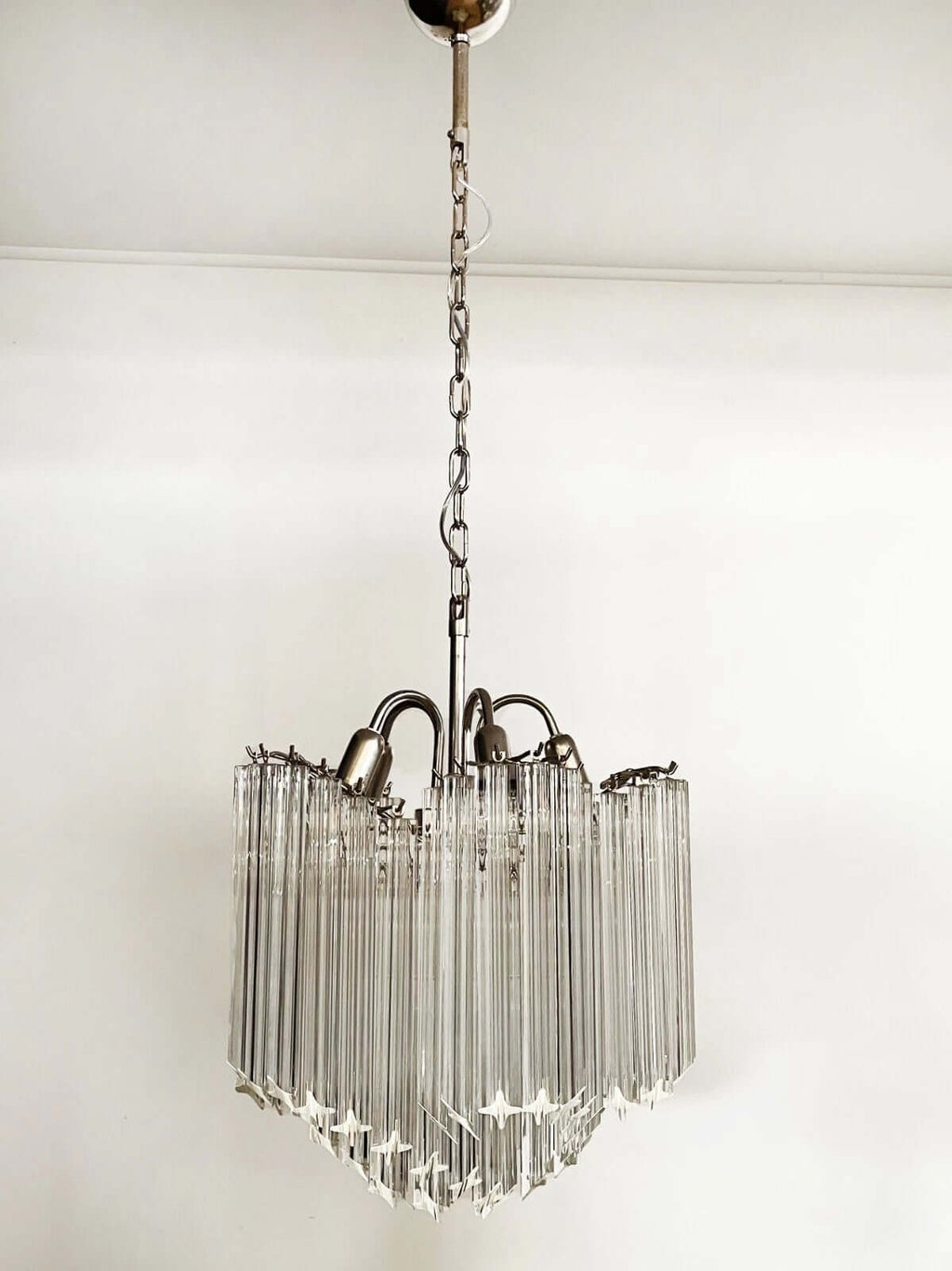 Murano Prisms Flower Chandelier 16"