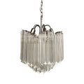 Murano Prisms Flower Chandelier 16"