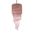 Murano Prisms Spiral Chandelier 14"