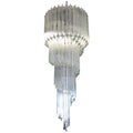 Murano Prisms Spiral Chandelier 16"