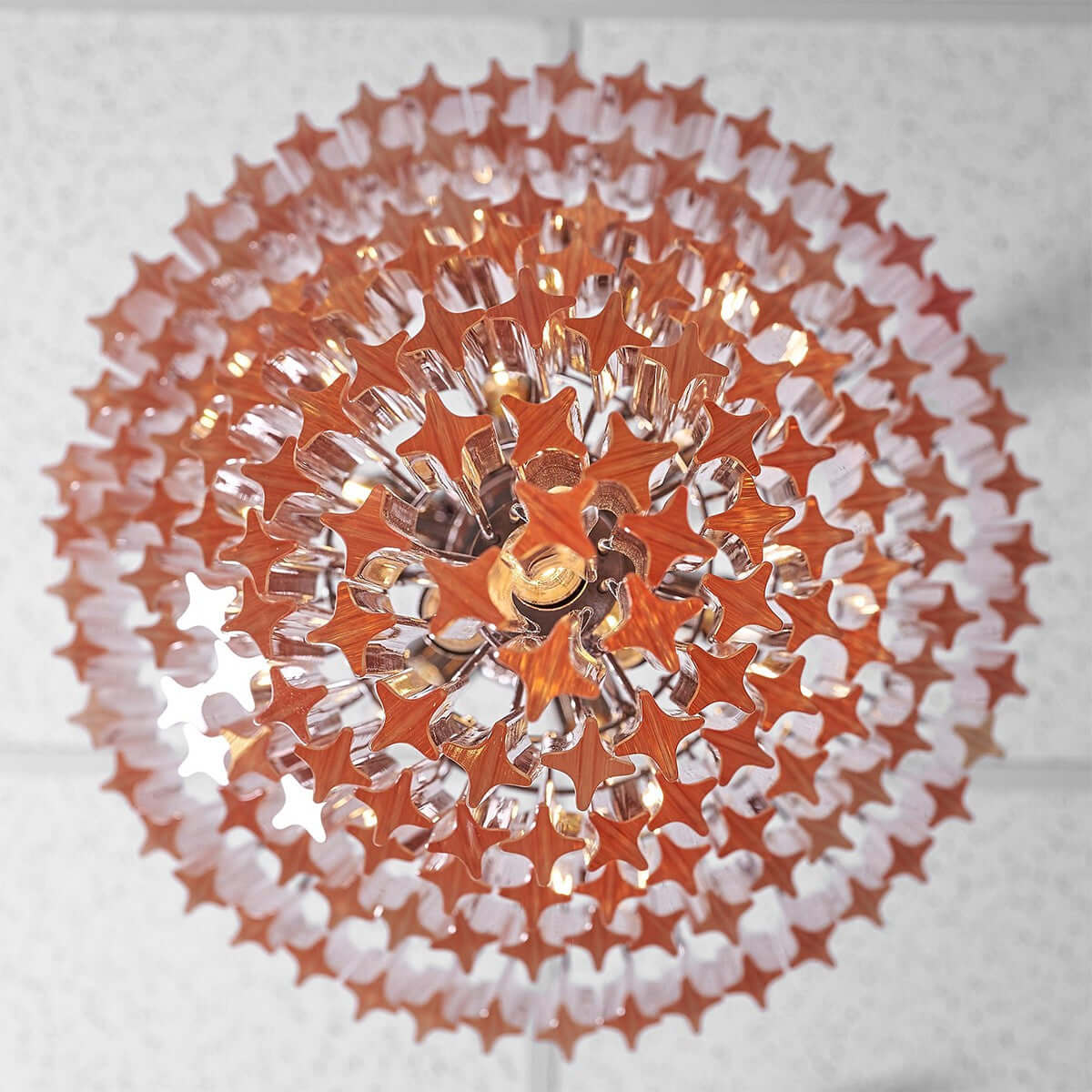 Murano Prisms Spiral Chandelier 21"