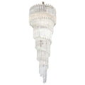 Murano Prisms Spiral Chandelier 21"