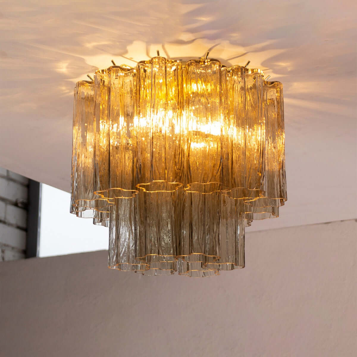Murano Tubes Ceiling Lamp 14"