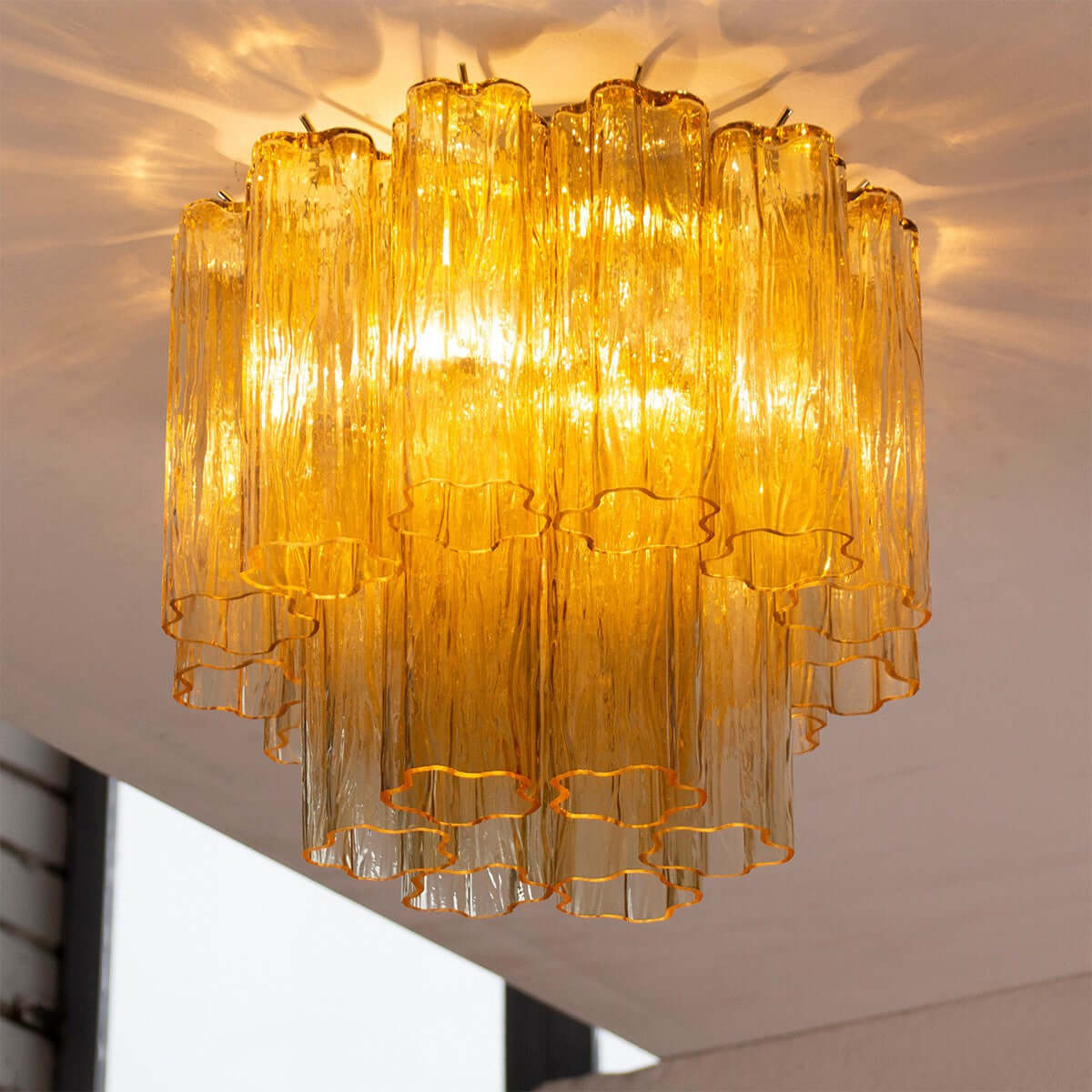 Murano Tubes Ceiling Lamp 14"