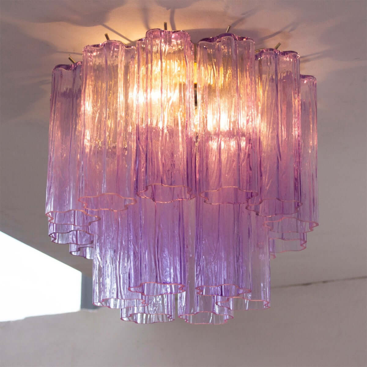 Murano Tubes Ceiling Lamp 14"