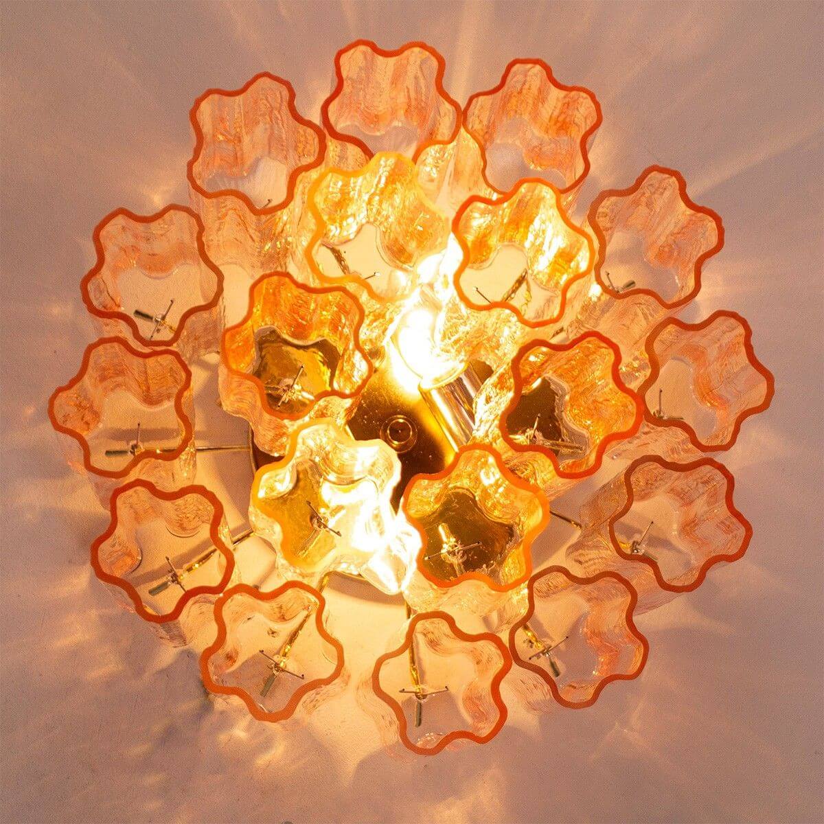 Murano Tubes Ceiling Lamp 14"