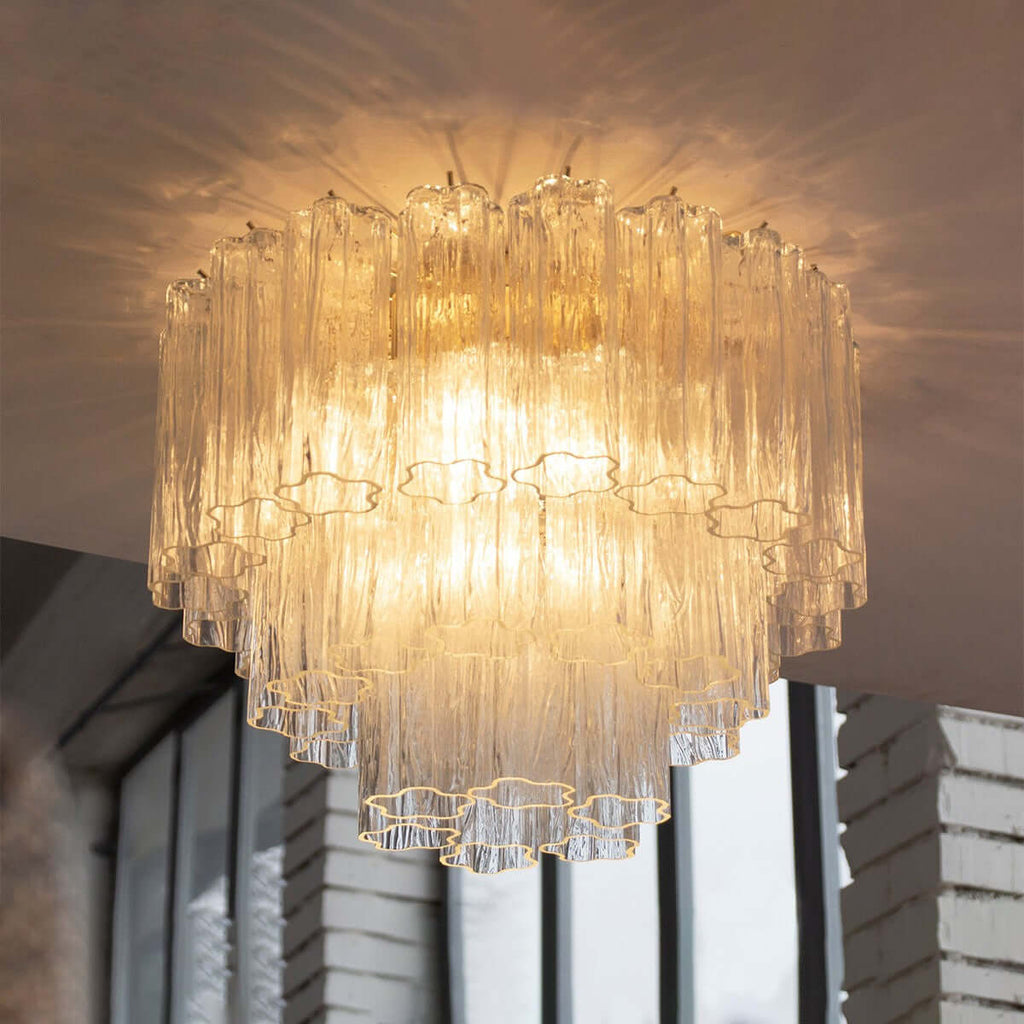 Murano Tubes Ceiling Lamp 20"