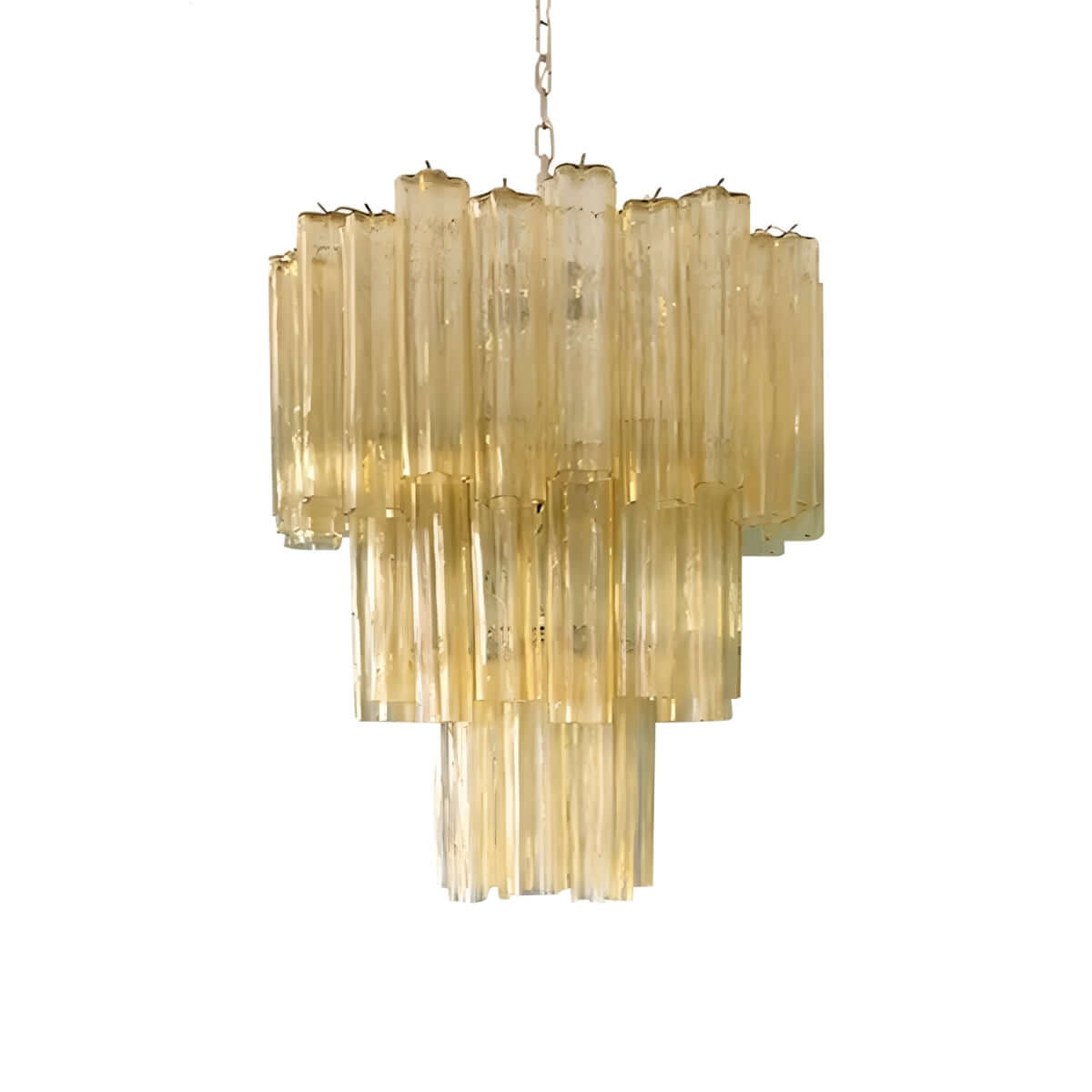 Murano Tubes Chandelier 26"