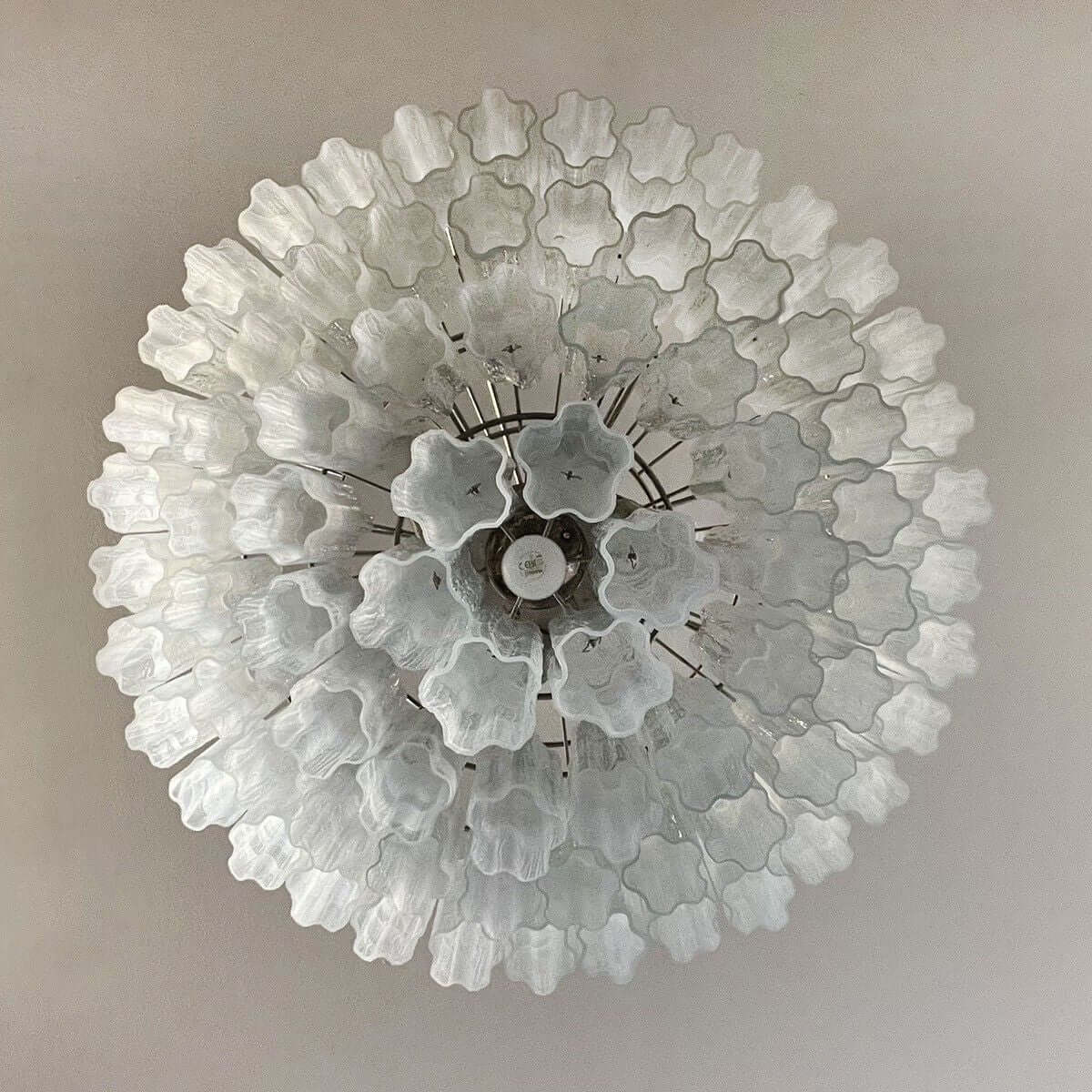 Murano Tubes Chandelier 31.5"
