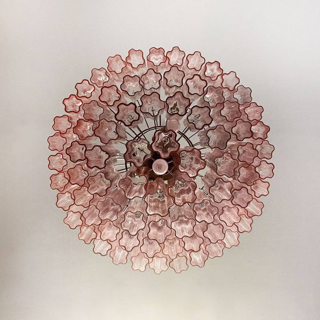 Murano Tubes Chandelier 31.5"