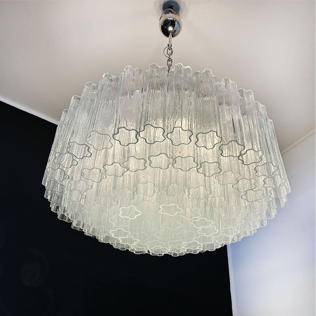 Murano Tubes Chandelier 33"