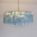 Murano Tubes Chandelier 33"