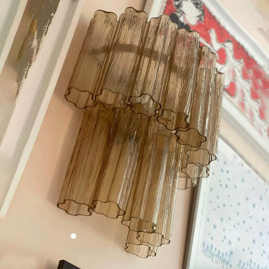 Murano Tubes Sconce 17"