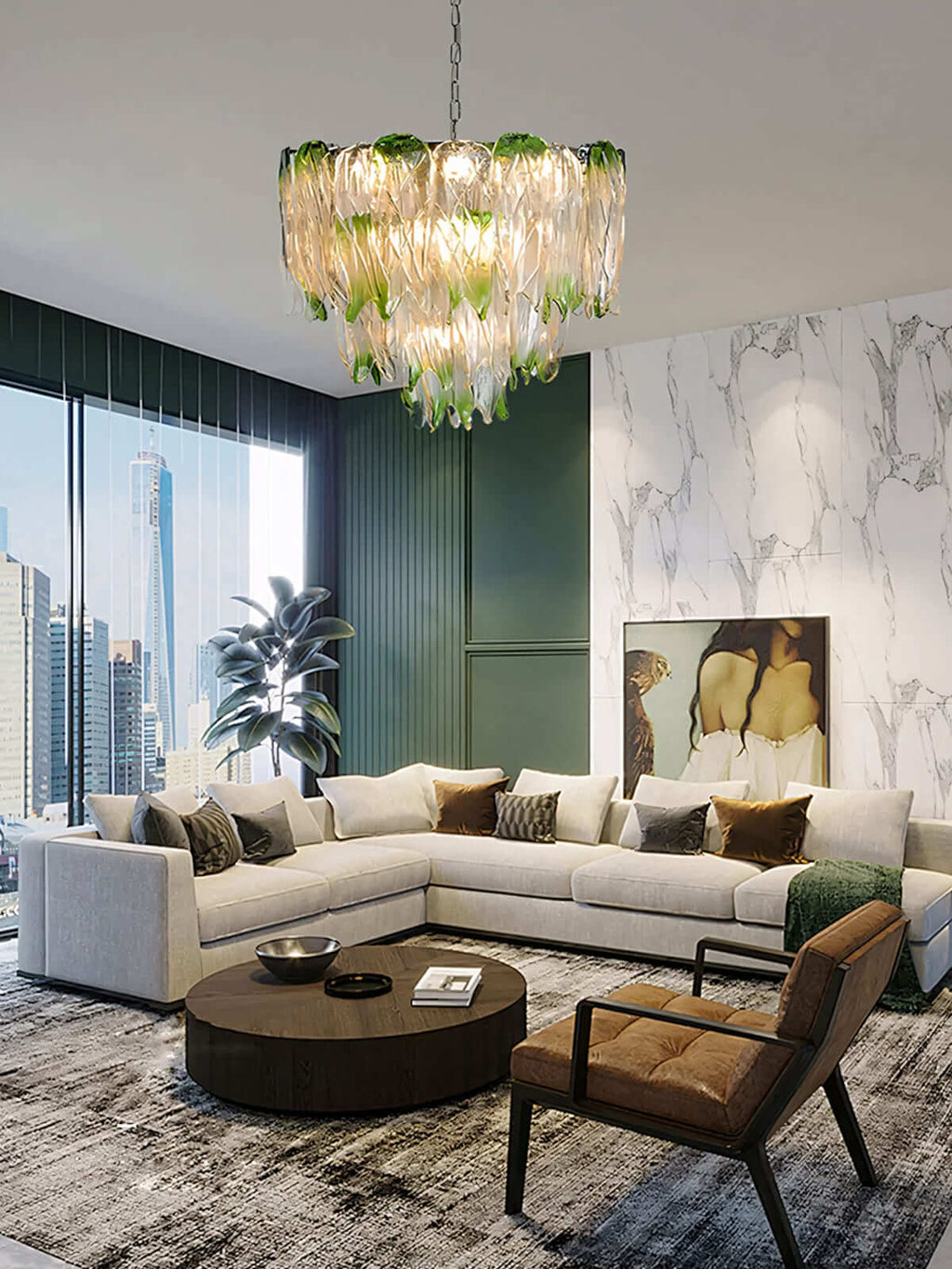Murano Vesnira Chandelier
