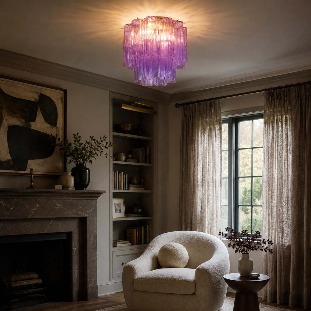 Murano Tubes Ceiling Lamp 14"