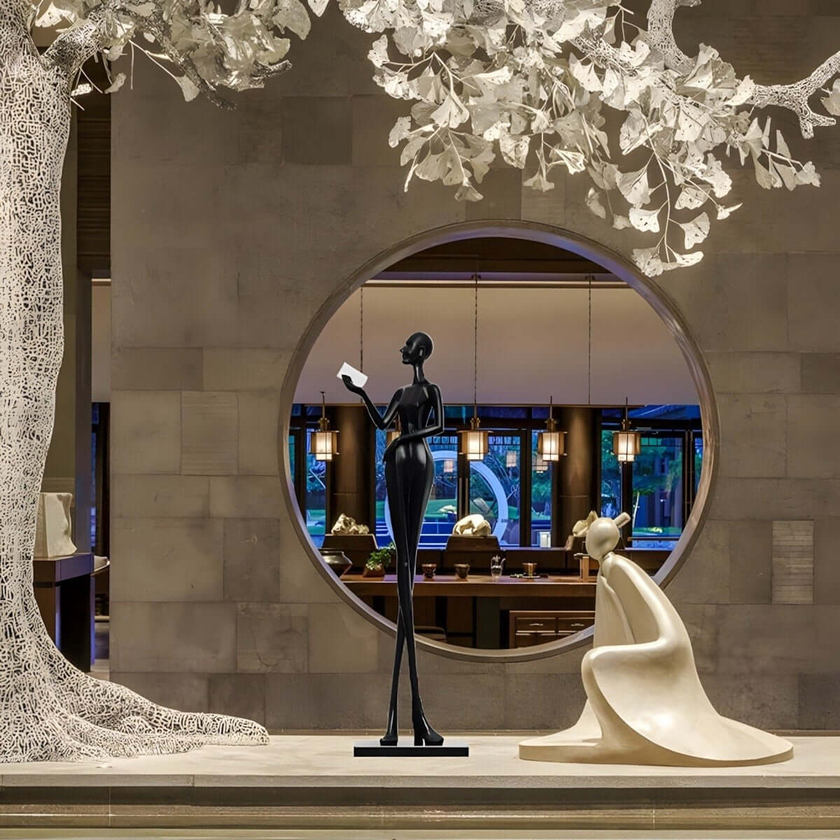 Muse Noir Sculpture