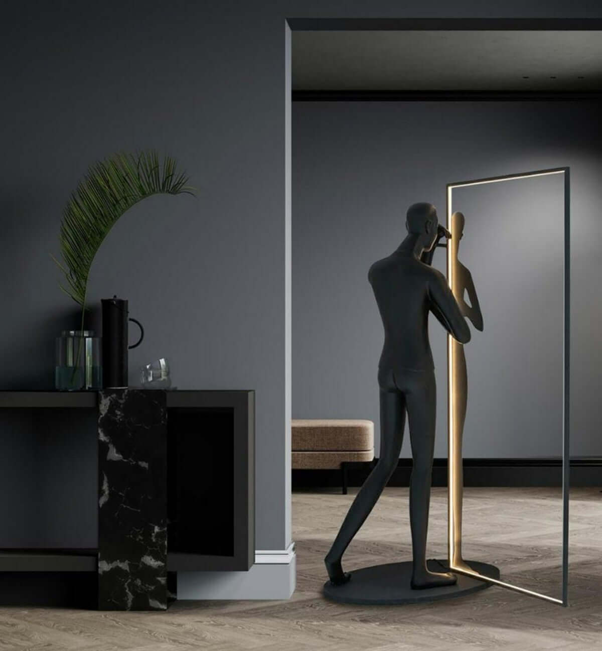 Nayru Sculpture Floor Lamp