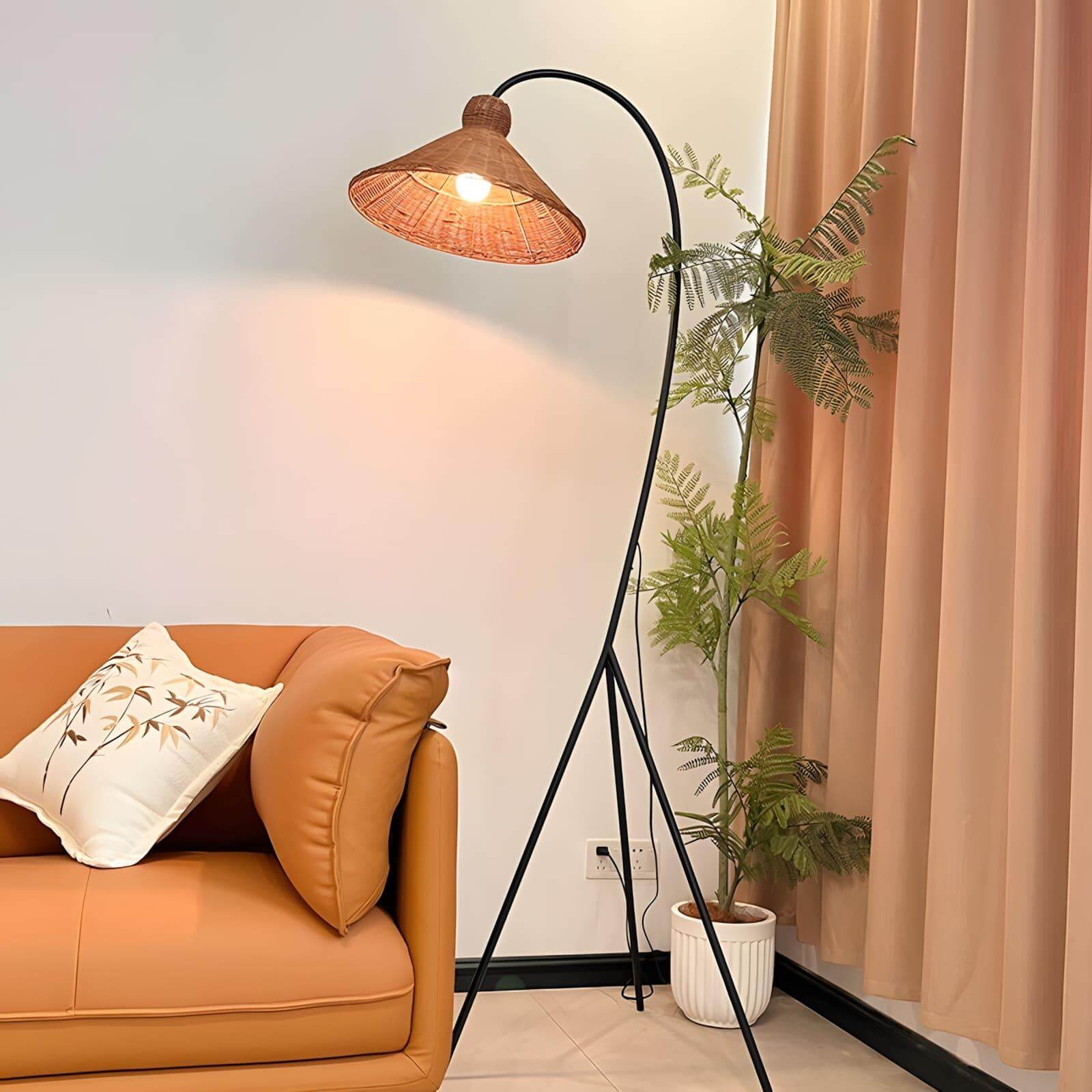 Nordic Woven Floor Lamp