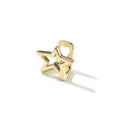Hip-hop niche design hollow five-pointed star braces