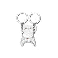 Heart engraved handle keychain Valentine's Day gift