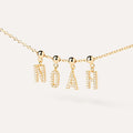 Letter full diamond DIY necklace clavicle chain