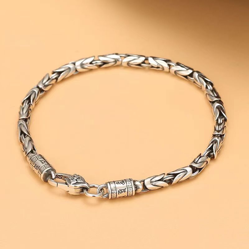 Peace pattern braided bracelet
