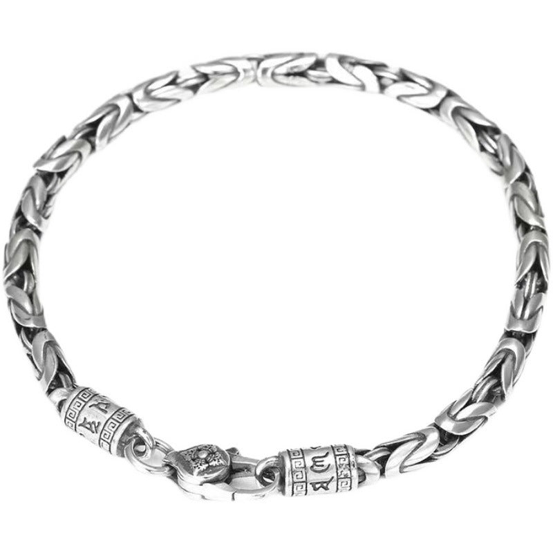 Peace pattern braided bracelet