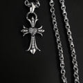 cross love letter chain necklace