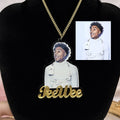 DIY color Custom Name photo necklace Personalized Acrylic Pendent Necklace Custome Jewelry