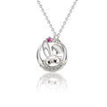 Cute Rabbit Inlaid Zircon Necklace Sterling Silver 925 Personality Clavicle Chain