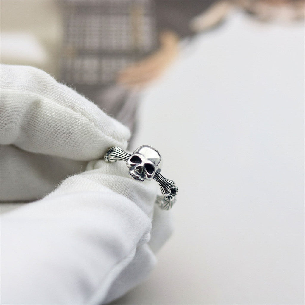 Skull open ring