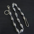 Punk metal big ghost head hip-hop pants chain