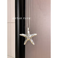 starfish necklace long heavy work necklace